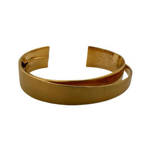 Dean Davidson Spiral Cuff Bracelet Yellow Gold Plated Brass